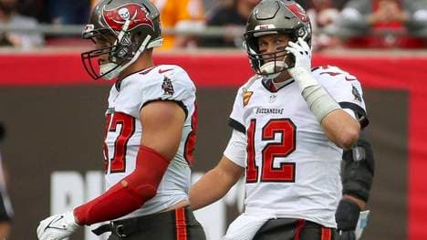 Tom Brady und Rob Gronkowski führten die Bucs zum souveränen Sieg