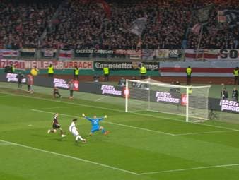 Ein Traumauftakt für Sebastian Hoeneß als Trainer beim VfB Stuttgart. Die Schwaben siegen dank eines Jokertors von Millot spät in Nürnberg und ziehen ins Halbfinale ein.