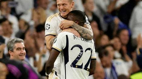 Kroos und Rüdiger jubeln in der Champions League