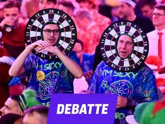 Pfiffe der Fans stören die Konzentration der Spieler bei der Darts-WM. Bekommt die WM ein Fanproblem?