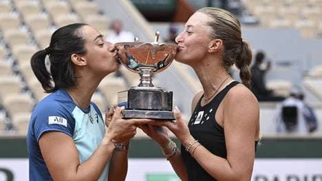 Caroline Garcia (l.) und Kristina Mladenovic waren eigentlich zerstritten