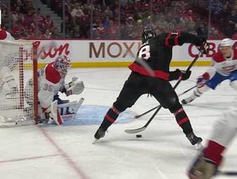 Tim Stützle trifft sehenswert für die Ottawa Senators. Ein rotzfreches Tor Deutschen, das noch mehr Lust auf Olympia macht.