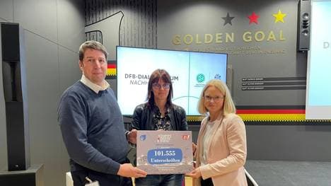 Übergabe der Petition an DFB-Verantwortliche