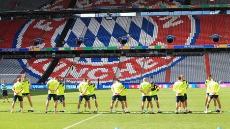 Die Ukraine bereitet sich in München auf das Spiel gegen Rumänien vor
