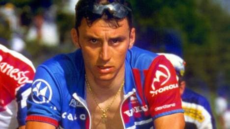Fabio Casartelli wenige Tage vor seinem tragischen Tod bei der Tour de France 1995