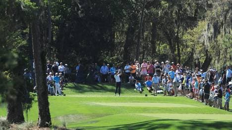 Bilder wie dieses wird es von der PGA Golf-Tour bis auf weiteres nicht geben