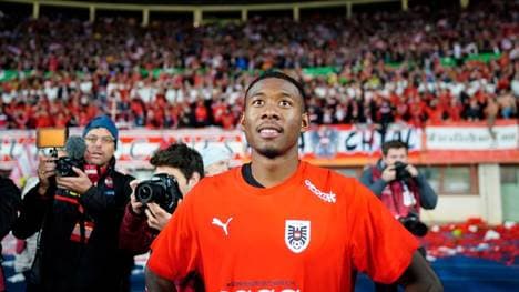 David Alaba musste zu seiner Musterung antreten