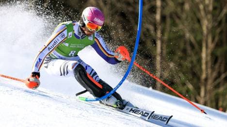 Linus Straßer beim Slalom in Kranjska Gora