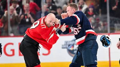 Nicht nur Brady Tkachuk und Sam Bennett ließen die Fäuste fliegen