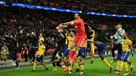 Juventus Turin drehte innerhalb von 2:49 Minuten die Partie bei den Spurs