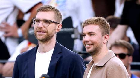Kramer und Mertesacker begleiteten die EM für das ZDF