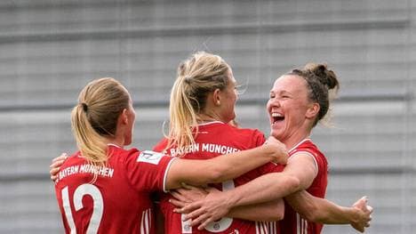 Sydney Lohmann (l.) erzielte zwei Tore