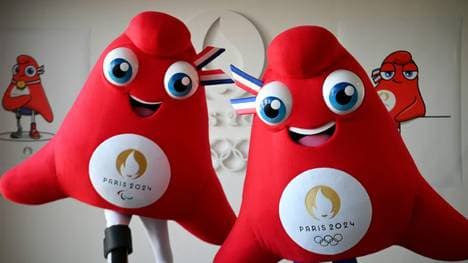 Die Maskottchen für Olympia 2024 in Paris