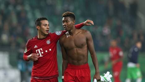 Die zuletzt angeschlagenen Thiago und David Alaba stehen bei den Bayern wieder im Kader 