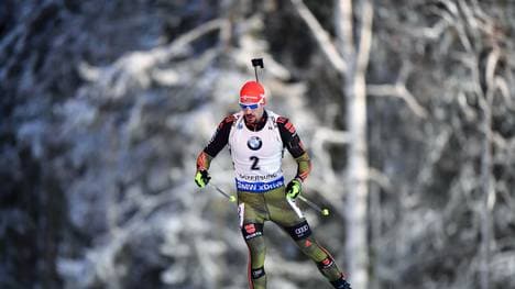Arnd Peiffer wurde in Östersund Dritter