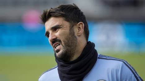 David Villa spielte zwischen 2015 und 2018 für New York