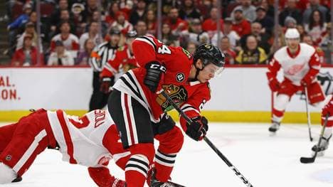 Dominik Kahun erzielte in seiner Rookie-Saison 13 Tore für die Chicago Blackhawks