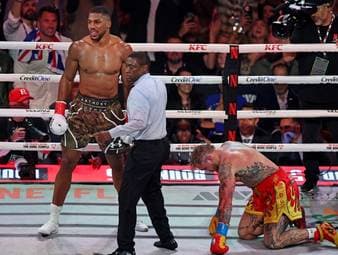 Joshua schlägt Paul im umstrittenen Box-Spektakel k.o.