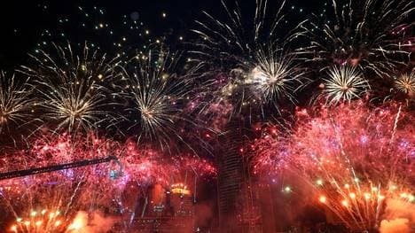 Im Juli 2021: Feuerwerk nach dem Zuschlag für Brisbane