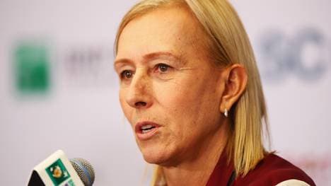 Martina Navratilova ist mit dem russischen Ex-Model Julia Lemigowa verheiratet