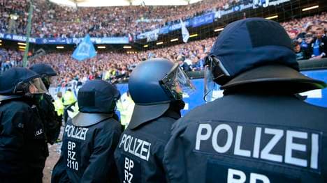 Polizei beim Hamburger SV