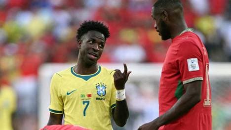 Vinícius Júnior im Spiel gegen Marokko