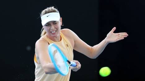 Maria Scharapowa nimmt am Turnier in Brisbane teil