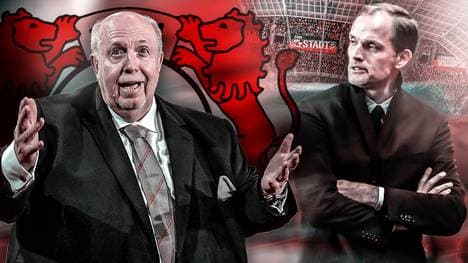 Reiner Calmund (l.) sieht Thomas Tuchel als Kandidat bei Bayer Leverkusen