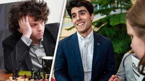 Hans Niemann (l.) und Aryan Tari waren früher Freunde, nun sind sie spinnefeind