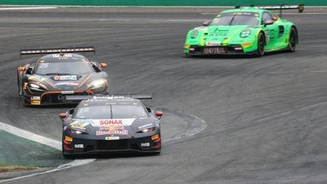 Auf dem Weg zum Sieg: Marco Mapelli im Lamborghini
