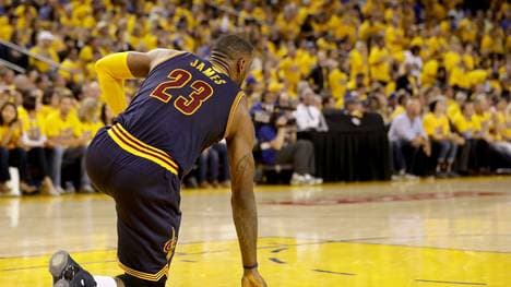 LeBron James kassierte mit den Cleveland Cavaliers die zweite Niederlage in den NBA-Finals