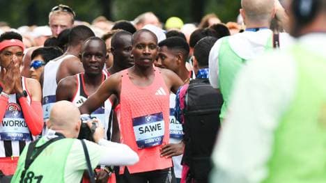 Sabastian Sawe gewann den Berlin-Marathon
