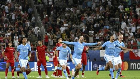 ManCity gewinnt den UEFA Supercup gegen Sevilla
