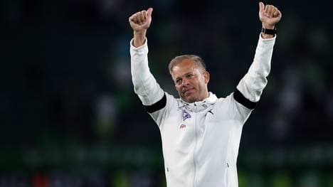 Trainer Markus Anfang will mit dem 1. FC Köln den direkten Wiederaufstieg schaffen