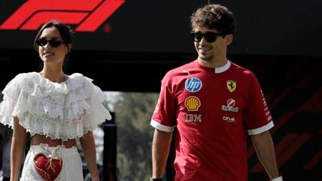 Auch beim Mexiko-GP zeigte sich Charles Leclerc mit seiner Partnerin Alexandra Saint Mleux
