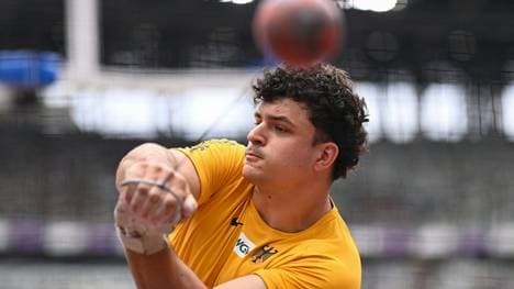 Zweiter in Halle: Merlin Hummel