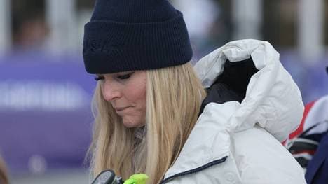 Lindsey Vonn stürzte in der Abfahrt schwer
