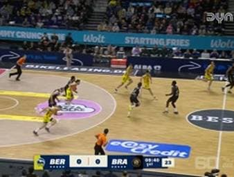 Spiel Highlights zu ALBA BERLIN - Basketball Löwen Braunschweig