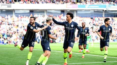 Manchester City jubelt beim FC Burnley