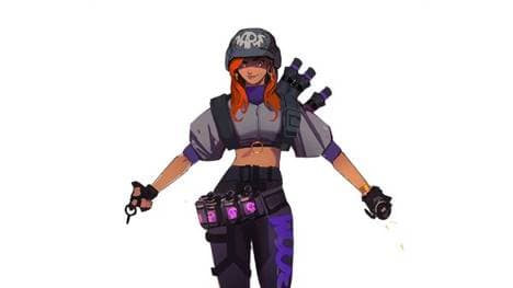 Raze, die Sprengstoffexpertin.