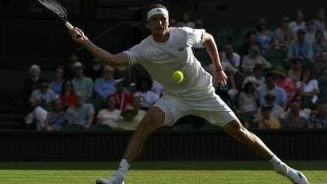 Sascha Zverev in Wimbledon