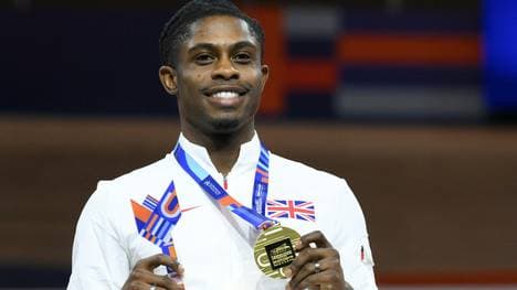 Sprintkönig in der Halle: Jeremiah Azu