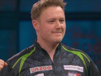 Der 19-jährige Sebastian Bialecki zeigt ein gutes WM-Debüt, muss sich dann aber doch Jim Williams mit 2:3 geschlagen geben.