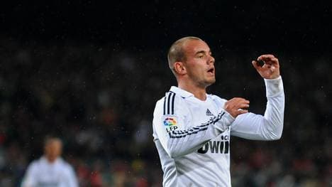 Wesley Sneijder erzielte in 66 Spielen für Real Madrid nur elf Tore