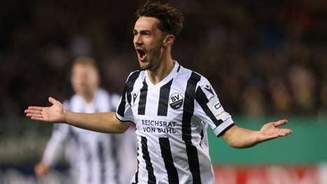 Sandhausen jubelt: Christoph Ehlich 