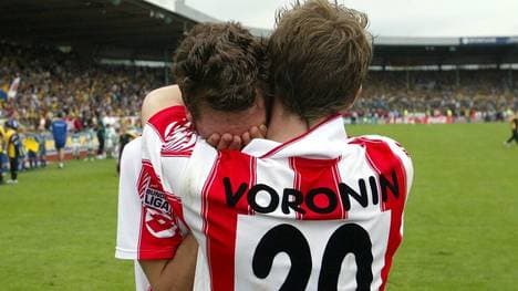 Andrej Voronin und Sandro Schwarz waren beim FSV Mainz Teamkameraden