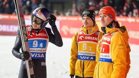 Gemeinsam in Lahti: Wellinger und Raimund