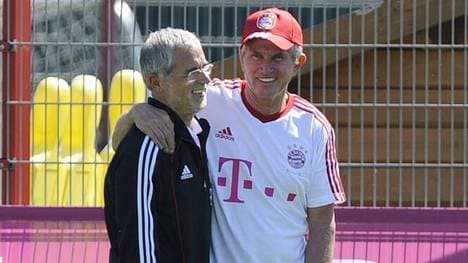 Jupp Heynckes (r.) und Gerd Müller verstanden sich auf und neben dem Platz
