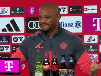 FCB-Trainer Vincent Kompany lobt Thomas Müller und drückt dem Ex-Bayern-Star im MLS-Cup-Finale die Daumen. 