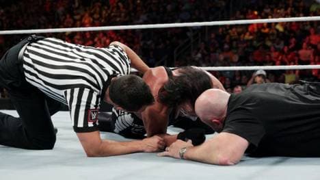 Sting bestritt 2015 bei WWE sein letztes Match gegen Seth Rollins